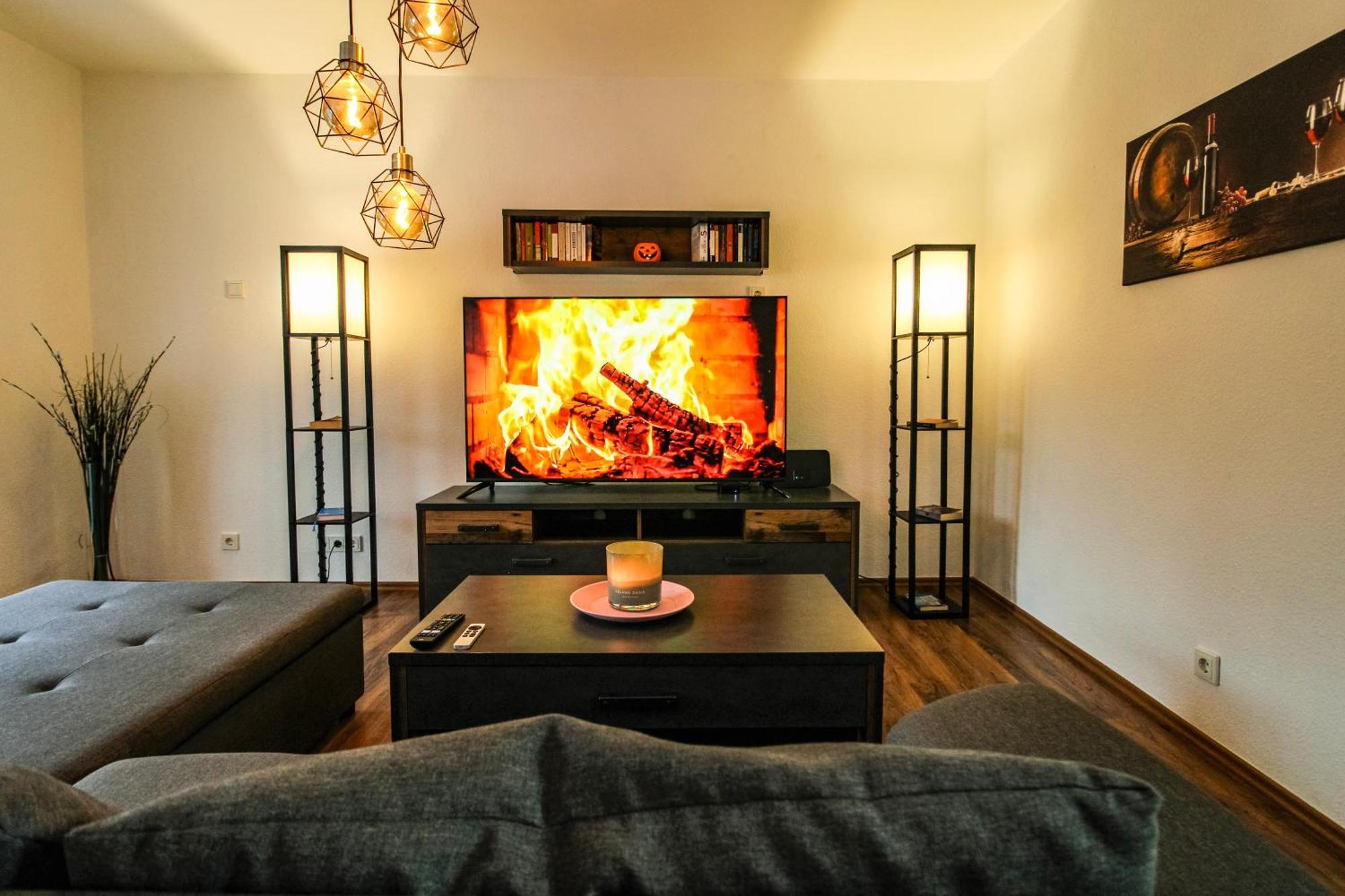 Moderne Fewo Sky Netflix Terrasse Burgblick Boxspringbett Waschtrockner Буллай Екстер'єр фото