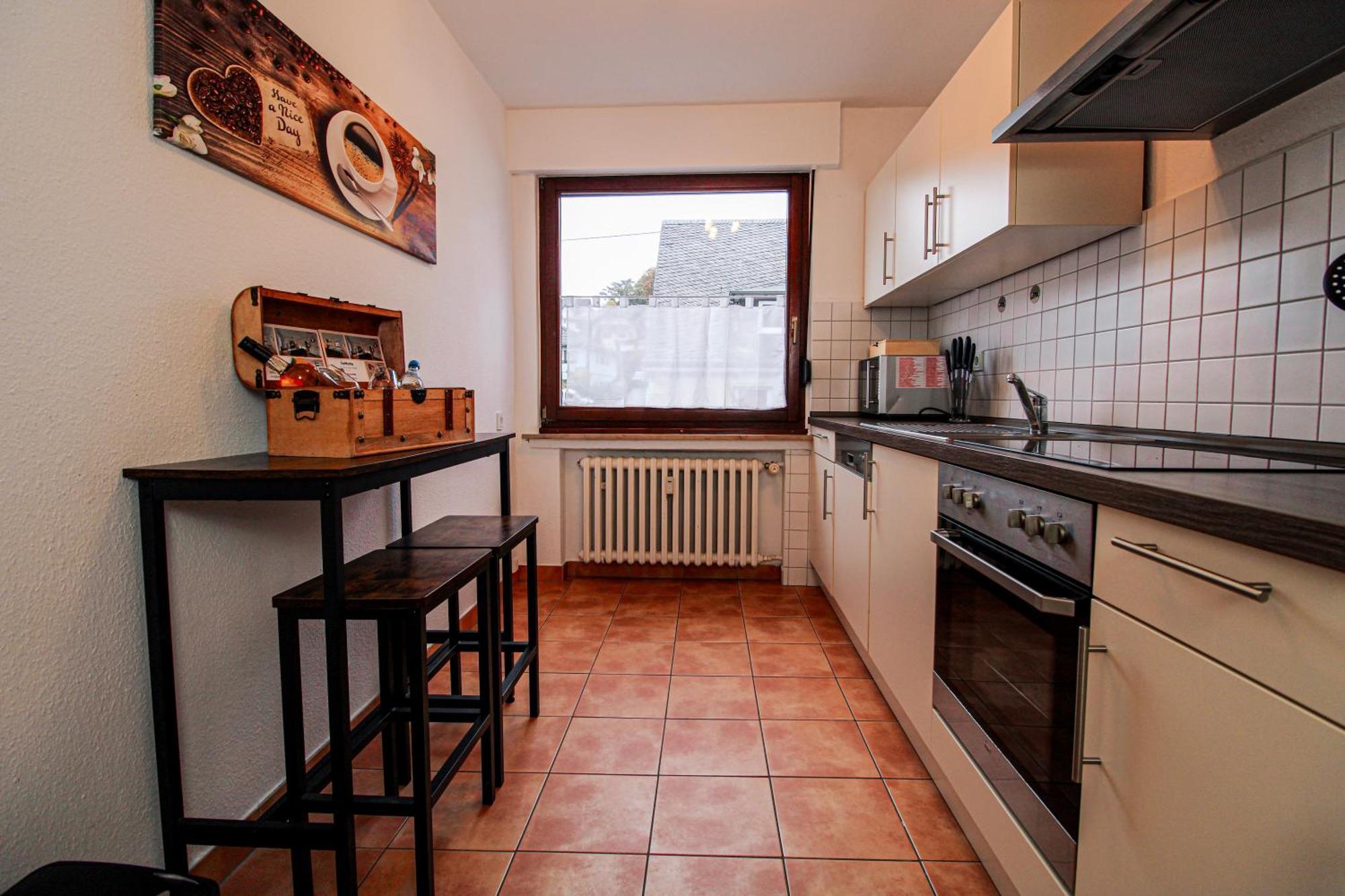Moderne Fewo Sky Netflix Terrasse Burgblick Boxspringbett Waschtrockner Буллай Екстер'єр фото